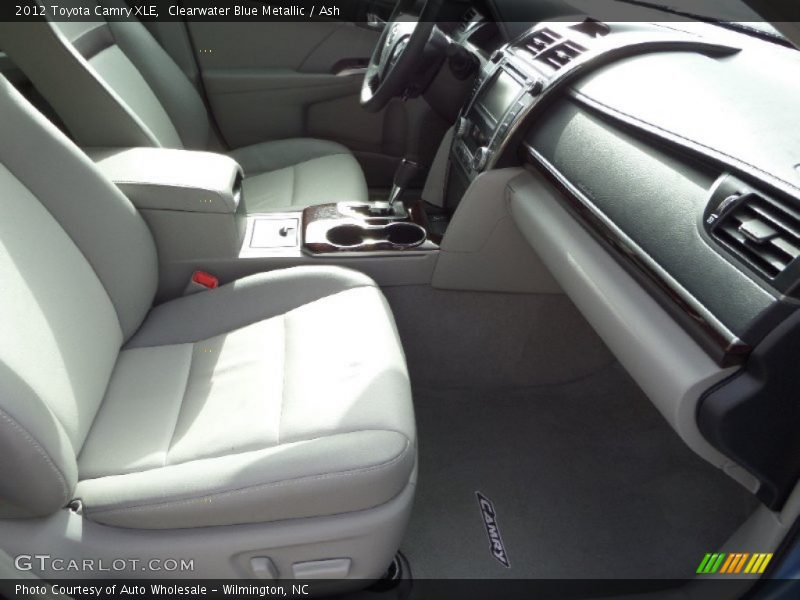 Clearwater Blue Metallic / Ash 2012 Toyota Camry XLE