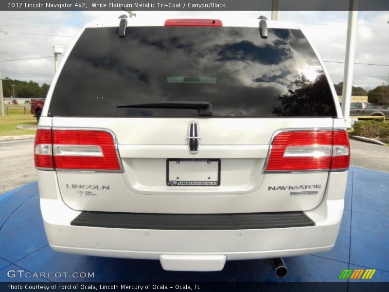 White Platinum Metallic Tri-Coat / Canyon/Black 2012 Lincoln Navigator 4x2