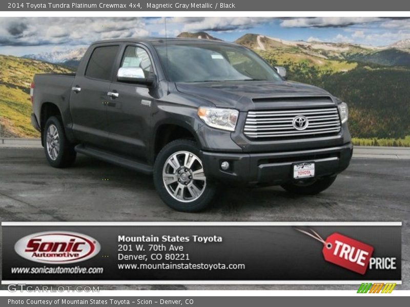 Magnetic Gray Metallic / Black 2014 Toyota Tundra Platinum Crewmax 4x4