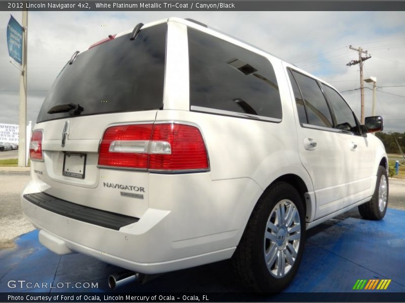 White Platinum Metallic Tri-Coat / Canyon/Black 2012 Lincoln Navigator 4x2