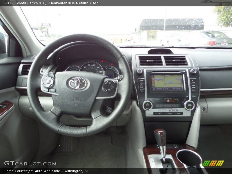 Clearwater Blue Metallic / Ash 2012 Toyota Camry XLE