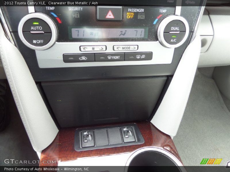 Clearwater Blue Metallic / Ash 2012 Toyota Camry XLE