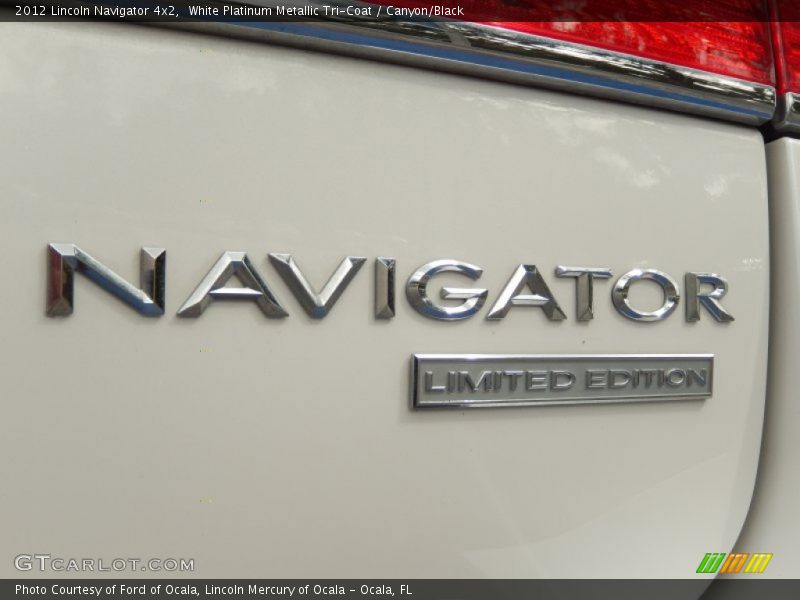White Platinum Metallic Tri-Coat / Canyon/Black 2012 Lincoln Navigator 4x2