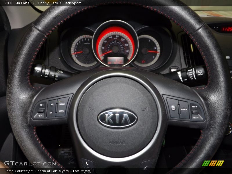 Ebony Black / Black Sport 2010 Kia Forte SX