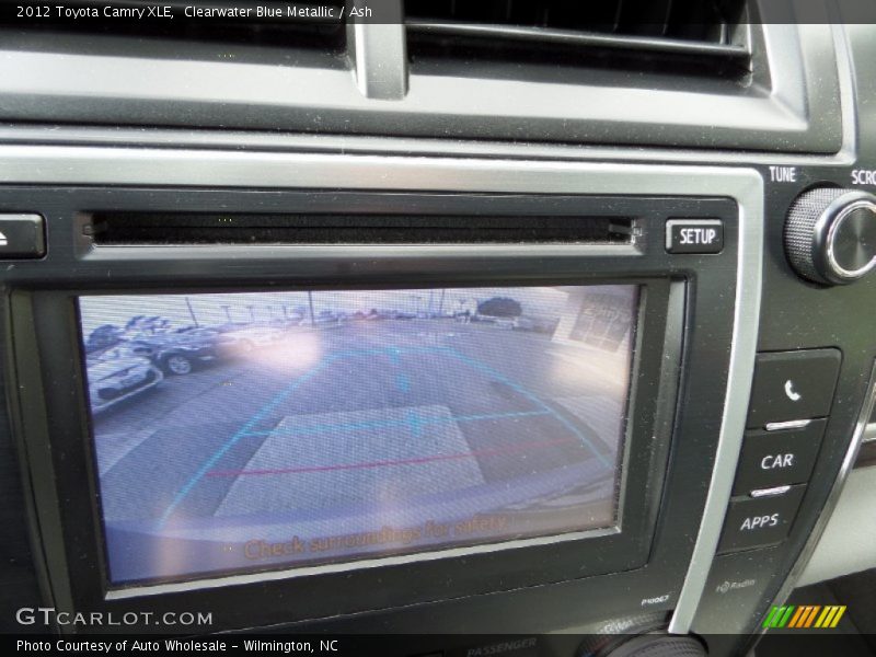 Clearwater Blue Metallic / Ash 2012 Toyota Camry XLE