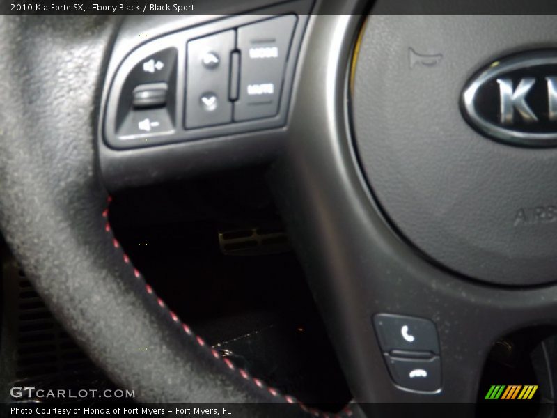 Ebony Black / Black Sport 2010 Kia Forte SX