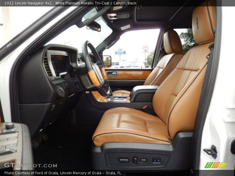 Front Seat of 2012 Navigator 4x2