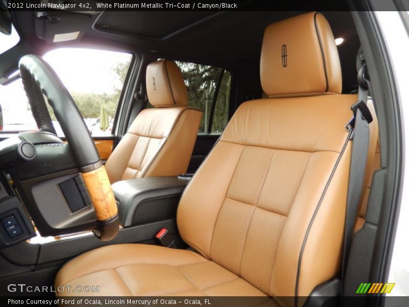 Front Seat of 2012 Navigator 4x2