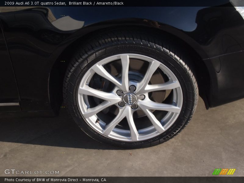 Brilliant Black / Amaretto/Black 2009 Audi A6 3.0T quattro Sedan
