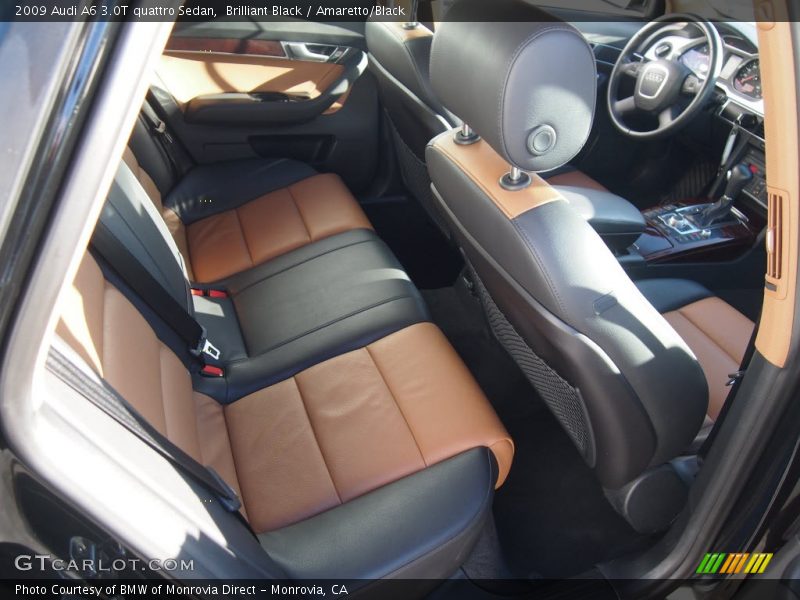 Brilliant Black / Amaretto/Black 2009 Audi A6 3.0T quattro Sedan