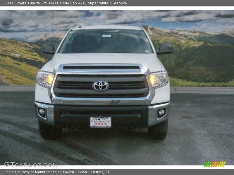Super White / Graphite 2014 Toyota Tundra SR5 TRD Double Cab 4x4