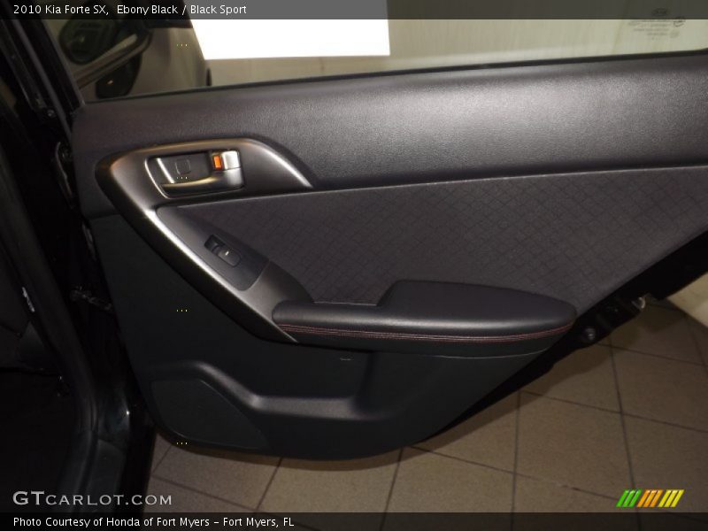 Ebony Black / Black Sport 2010 Kia Forte SX