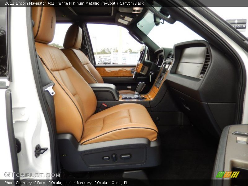 Front Seat of 2012 Navigator 4x2