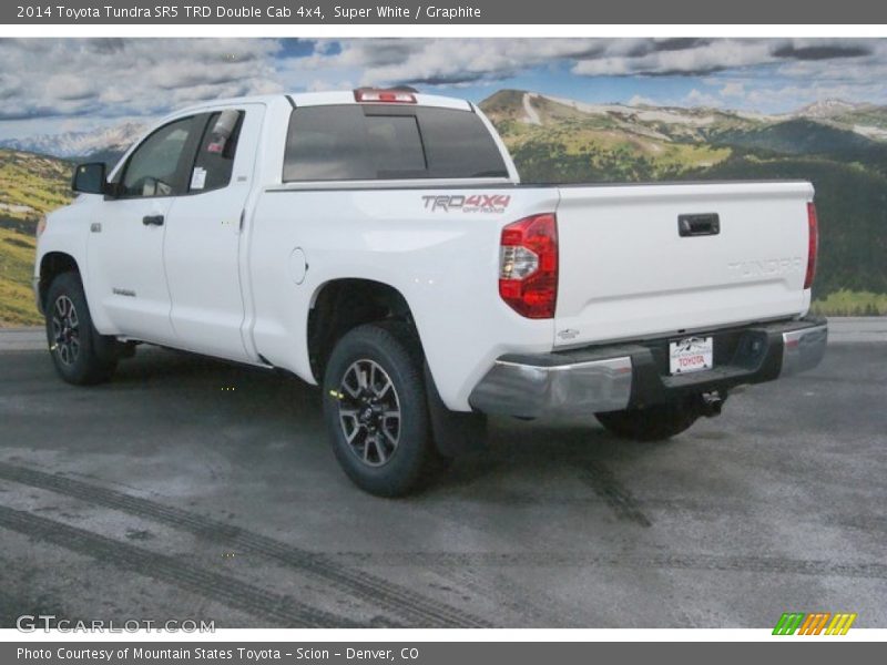 Super White / Graphite 2014 Toyota Tundra SR5 TRD Double Cab 4x4