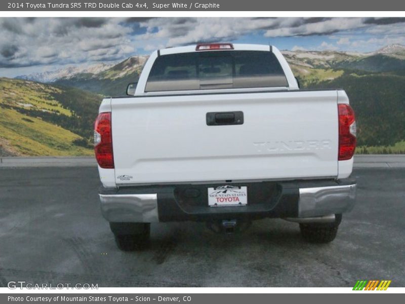 Super White / Graphite 2014 Toyota Tundra SR5 TRD Double Cab 4x4
