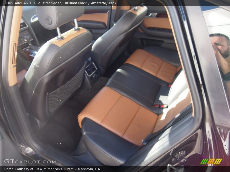 Brilliant Black / Amaretto/Black 2009 Audi A6 3.0T quattro Sedan