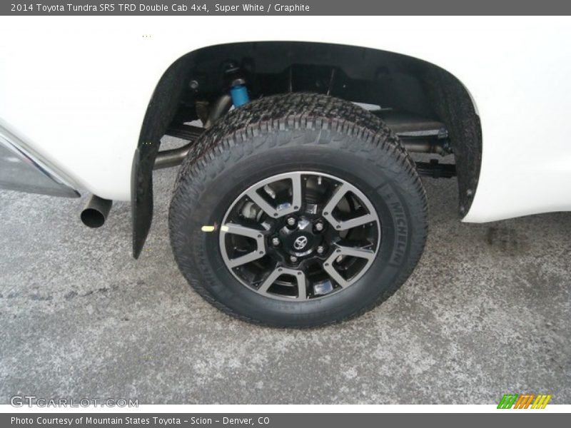 Super White / Graphite 2014 Toyota Tundra SR5 TRD Double Cab 4x4