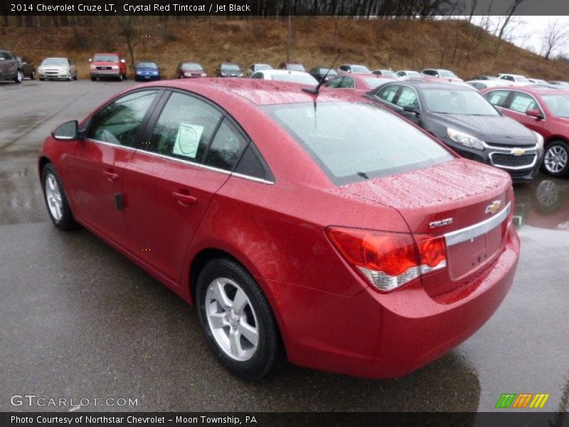 Crystal Red Tintcoat / Jet Black 2014 Chevrolet Cruze LT