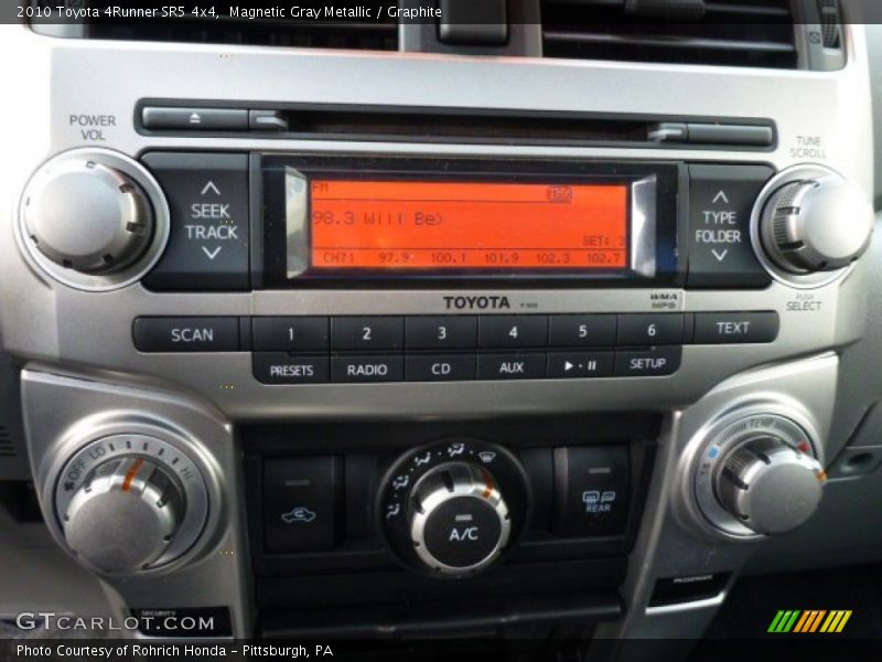 Magnetic Gray Metallic / Graphite 2010 Toyota 4Runner SR5 4x4
