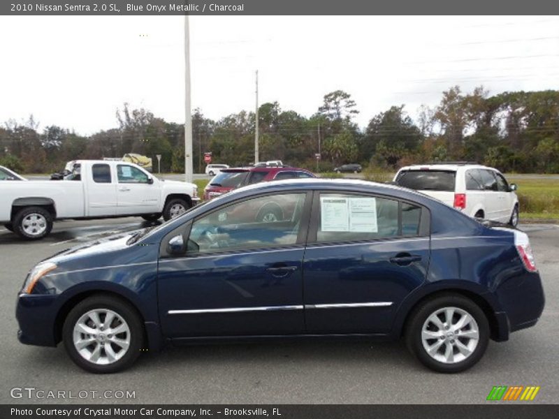 Blue Onyx Metallic / Charcoal 2010 Nissan Sentra 2.0 SL