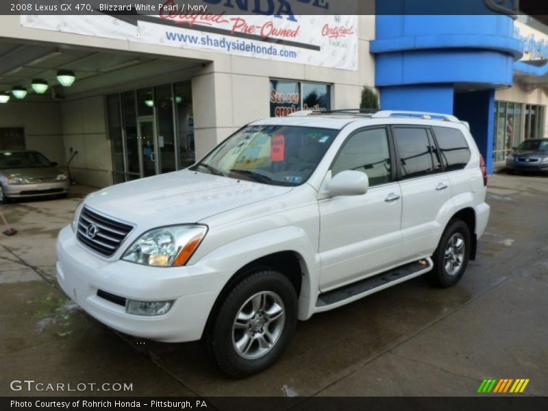 Blizzard White Pearl / Ivory 2008 Lexus GX 470