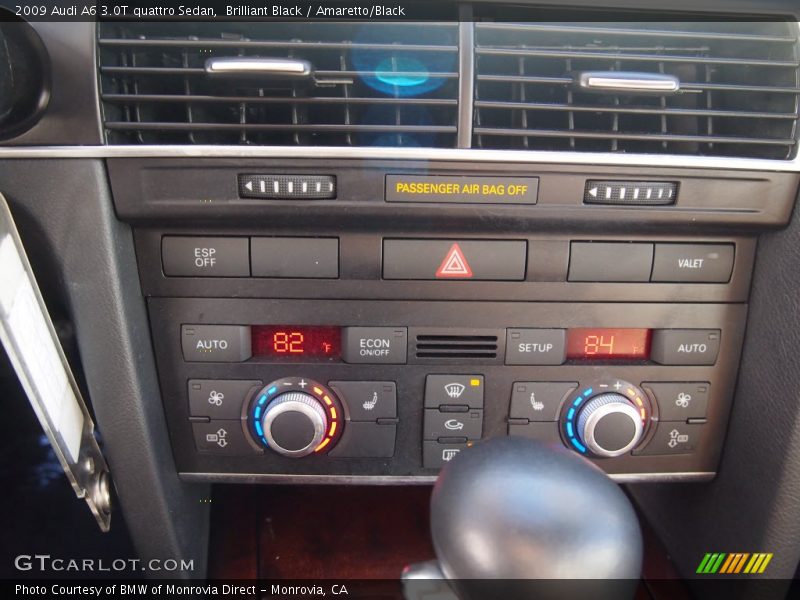 Brilliant Black / Amaretto/Black 2009 Audi A6 3.0T quattro Sedan