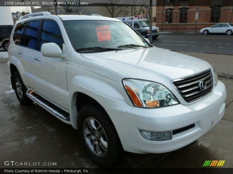 Blizzard White Pearl / Ivory 2008 Lexus GX 470