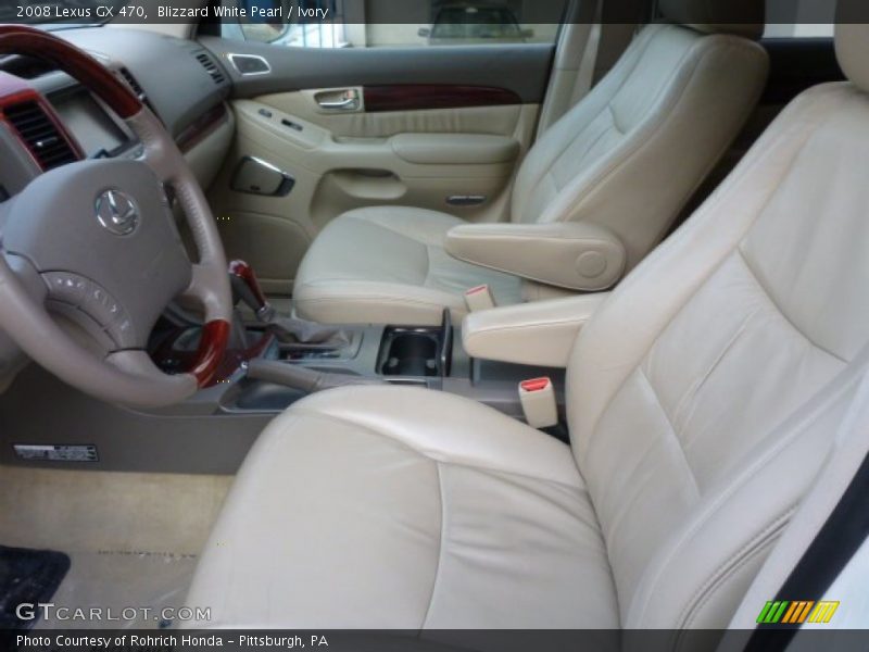 Blizzard White Pearl / Ivory 2008 Lexus GX 470