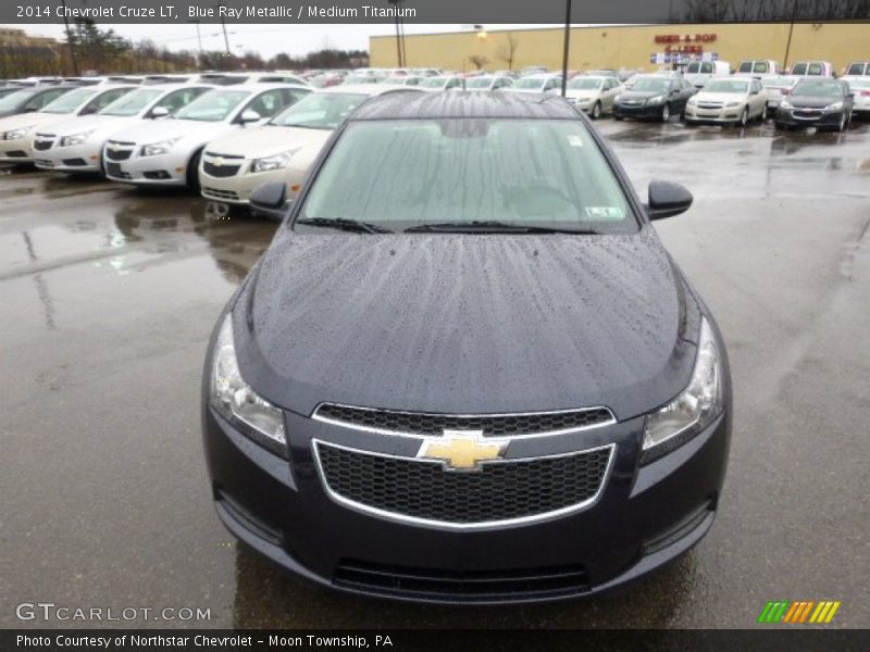 Blue Ray Metallic / Medium Titanium 2014 Chevrolet Cruze LT