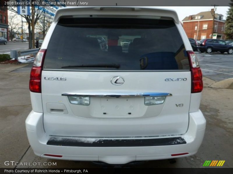 Blizzard White Pearl / Ivory 2008 Lexus GX 470