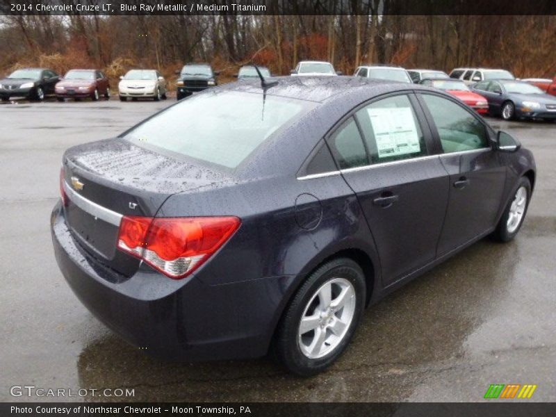 Blue Ray Metallic / Medium Titanium 2014 Chevrolet Cruze LT