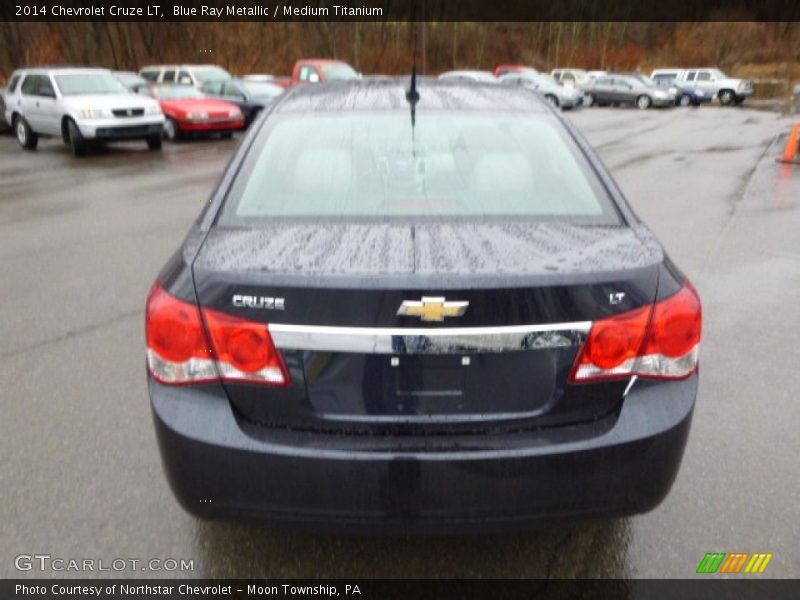 Blue Ray Metallic / Medium Titanium 2014 Chevrolet Cruze LT