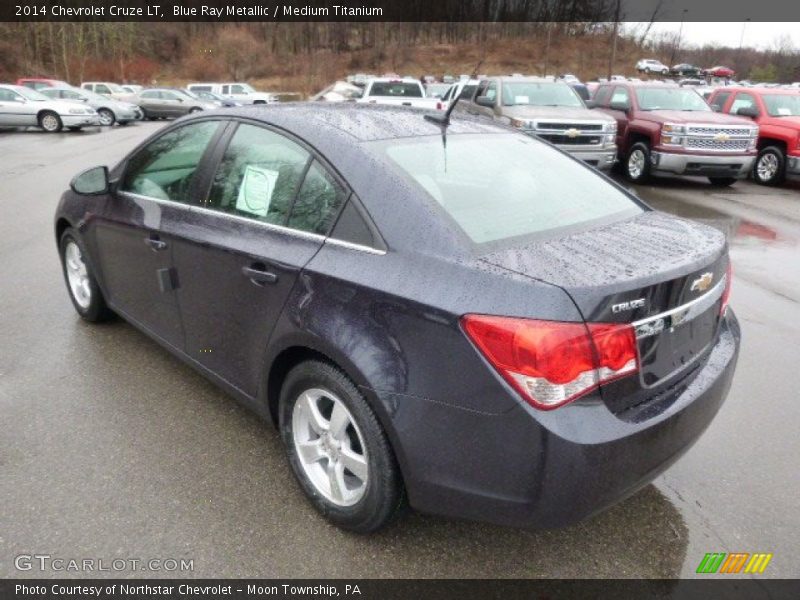Blue Ray Metallic / Medium Titanium 2014 Chevrolet Cruze LT