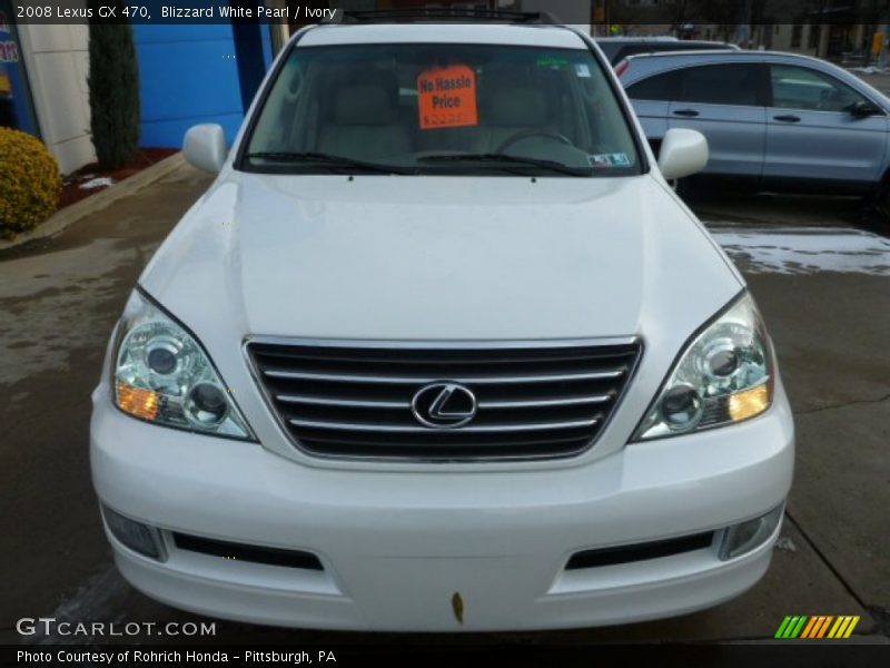 Blizzard White Pearl / Ivory 2008 Lexus GX 470