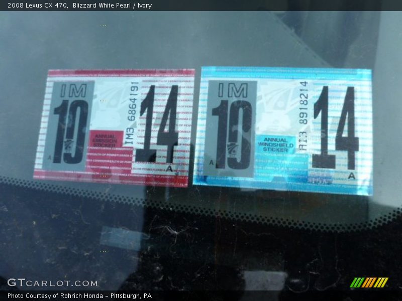 Blizzard White Pearl / Ivory 2008 Lexus GX 470