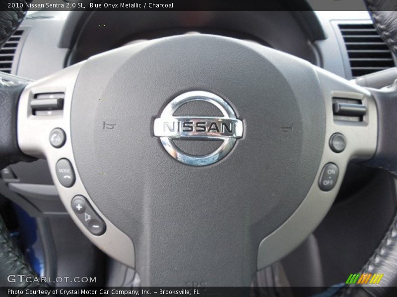 Blue Onyx Metallic / Charcoal 2010 Nissan Sentra 2.0 SL
