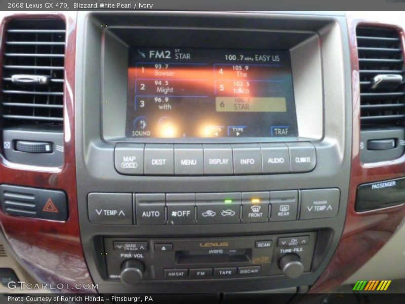 Blizzard White Pearl / Ivory 2008 Lexus GX 470