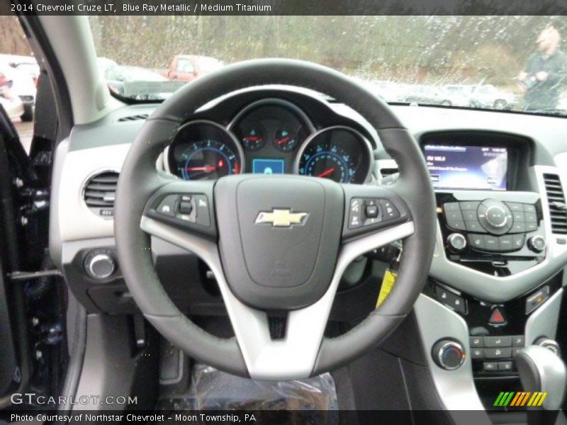Blue Ray Metallic / Medium Titanium 2014 Chevrolet Cruze LT
