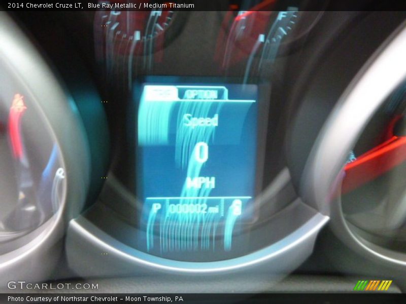 Blue Ray Metallic / Medium Titanium 2014 Chevrolet Cruze LT