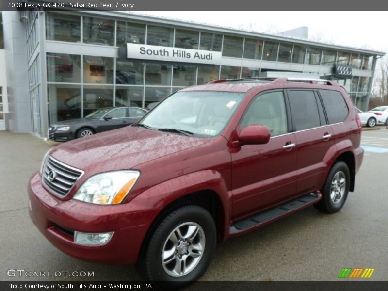 Salsa Red Pearl / Ivory 2008 Lexus GX 470