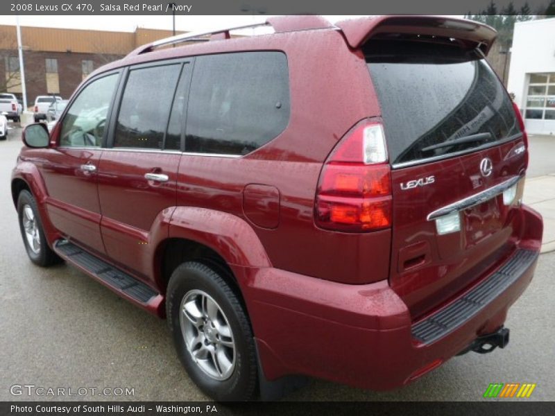 Salsa Red Pearl / Ivory 2008 Lexus GX 470