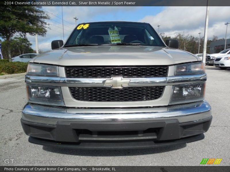Silver Birch Metallic / Sport Pewter 2004 Chevrolet Colorado LS Extended Cab