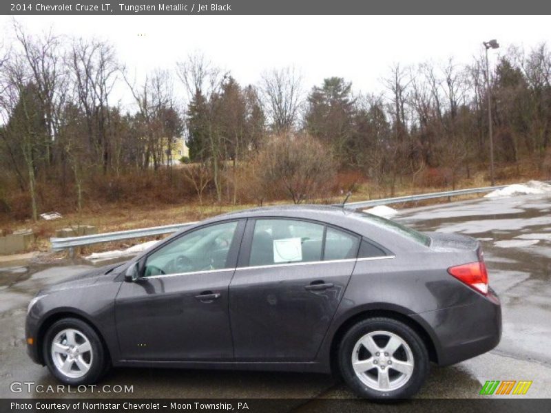 Tungsten Metallic / Jet Black 2014 Chevrolet Cruze LT