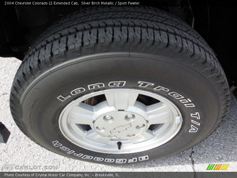Silver Birch Metallic / Sport Pewter 2004 Chevrolet Colorado LS Extended Cab