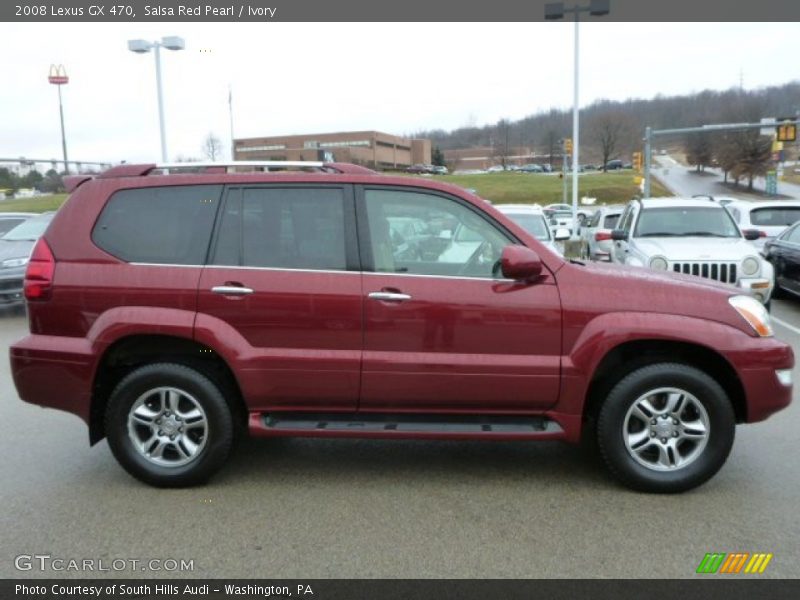 Salsa Red Pearl / Ivory 2008 Lexus GX 470