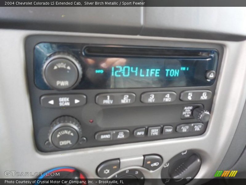 Silver Birch Metallic / Sport Pewter 2004 Chevrolet Colorado LS Extended Cab