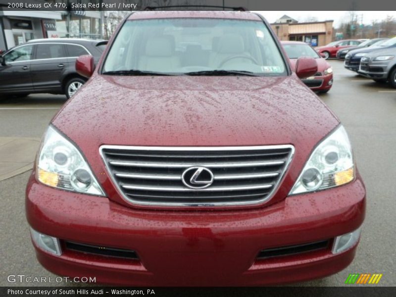 Salsa Red Pearl / Ivory 2008 Lexus GX 470