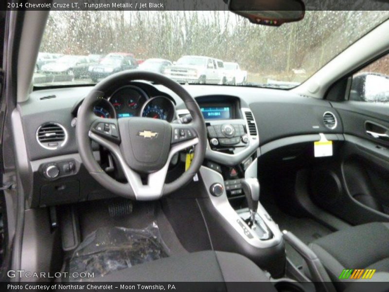 Tungsten Metallic / Jet Black 2014 Chevrolet Cruze LT