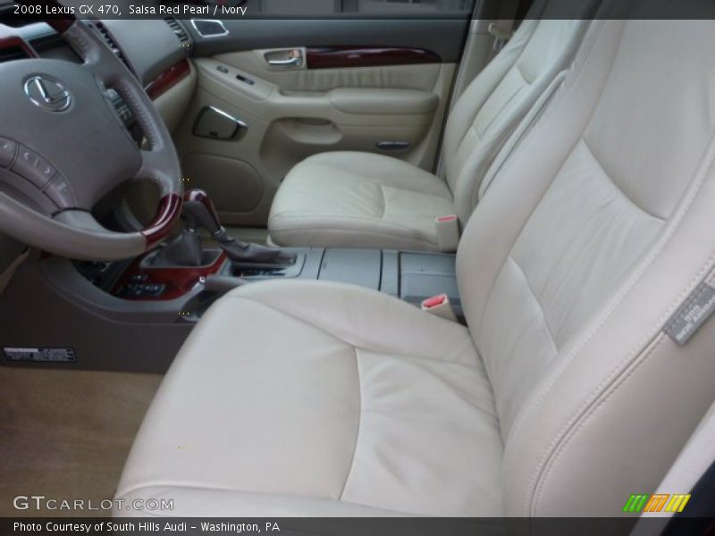 Salsa Red Pearl / Ivory 2008 Lexus GX 470