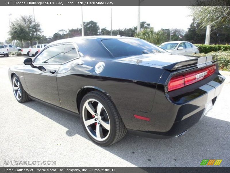 Pitch Black / Dark Slate Gray 2012 Dodge Challenger SRT8 392